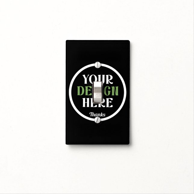 custom, unique, sleek & minimalist light switch cover (In Situ)