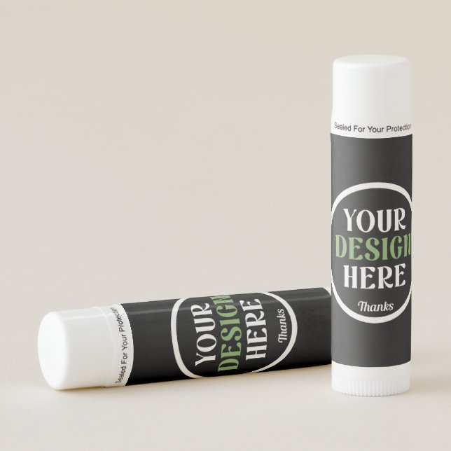 custom, unique, sleek & minimalist lip balm (Front)