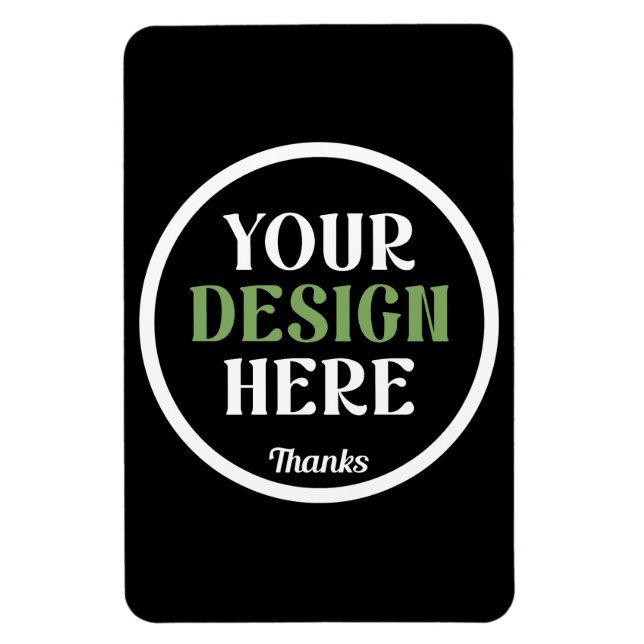 custom, unique, sleek & minimalist magnet (Vertical)