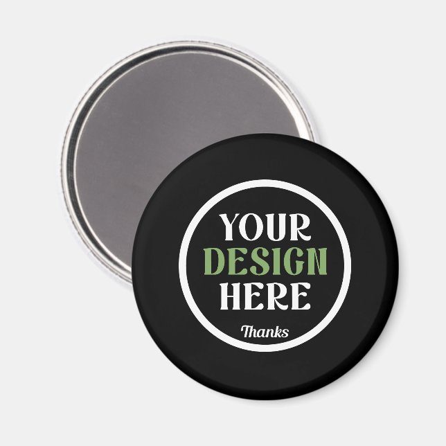 custom, unique, sleek & minimalist magnet (Front/Back)