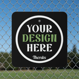 custom, unique, sleek & minimalist metal sign