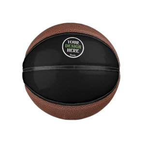 custom, unique, sleek & minimalist mini basketball
