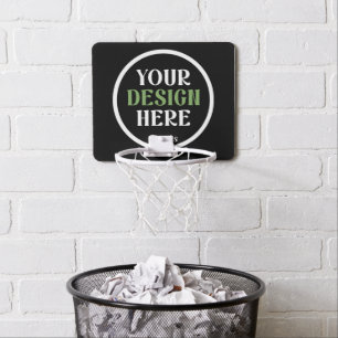 custom, unique, sleek & minimalist mini basketball hoop