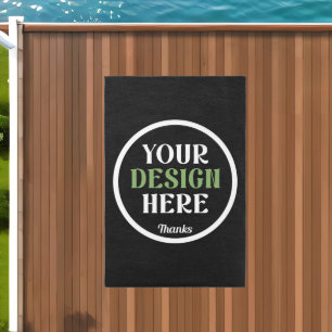 custom, unique, sleek & minimalist outdoor rug