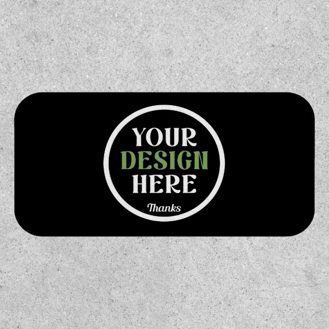 custom, unique, sleek & minimalist Patch (Front)