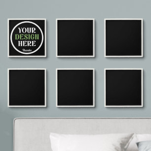 custom, unique, sleek & minimalist peel and stick photo tile