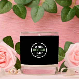 custom, unique, sleek & minimalist scented candle