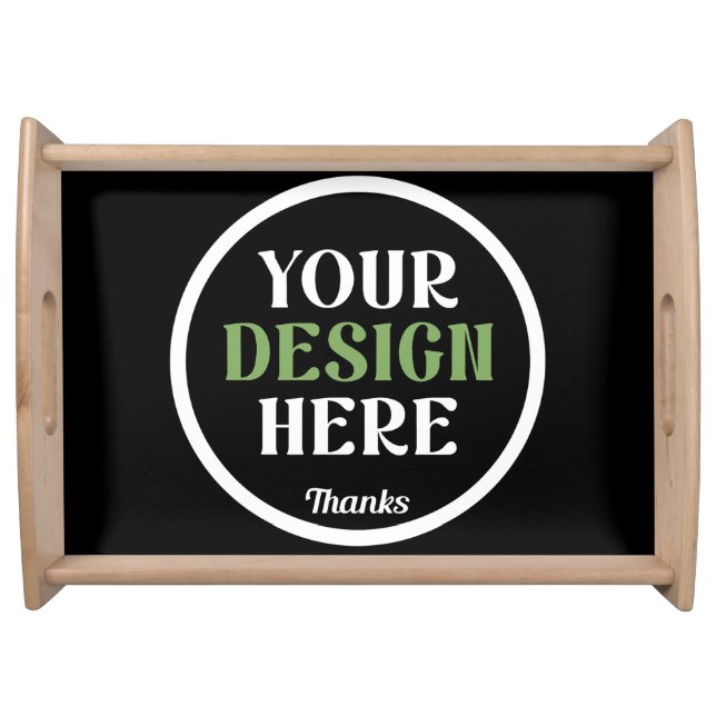 custom, unique, sleek & minimalist serving tray (Front)