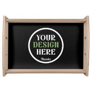 custom, unique, sleek & minimalist serving tray