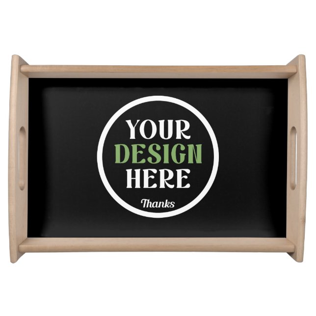 custom, unique, sleek & minimalist serving tray (Front)