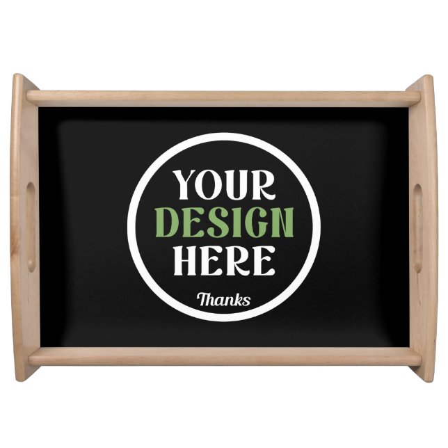 custom, unique, sleek & minimalist serving tray (Front)