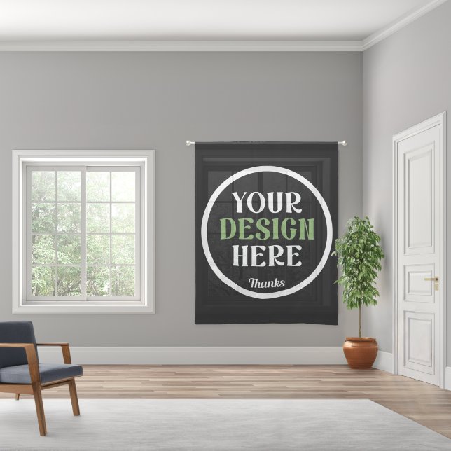 custom, unique, sleek & minimalist sheer curtains (Wide)