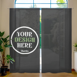 custom, unique, sleek & minimalist sheer curtains