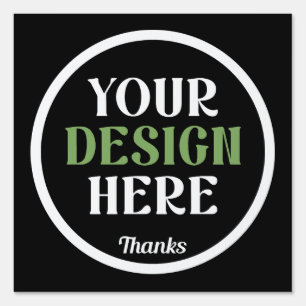 custom, unique, sleek & minimalist sign