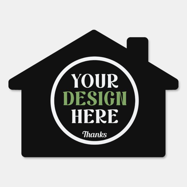 custom, unique, sleek & minimalist sign (Front)
