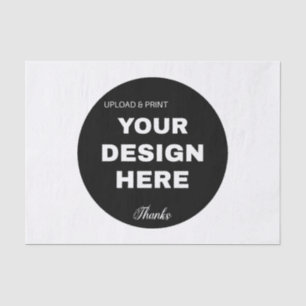 custom, unique, sleek & minimalist tissue paper