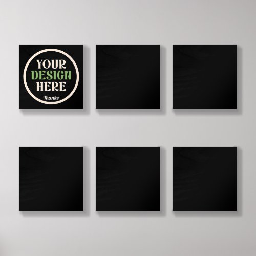 custom, unique, sleek & minimalist wood photo tile