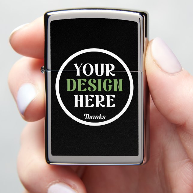 custom, unique, sleek & minimalist zippo lighter (In Hand)