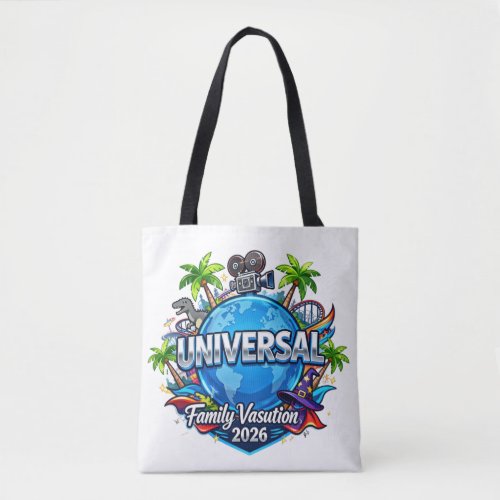 Custom Universal Florida Family Vacation 2026 Shir Tote Bag