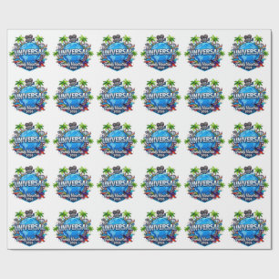 Custom Universal Florida Family Vacation 2026 Shir Wrapping Paper