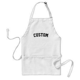 Custom University College Letter Gift for her him Adult Apron