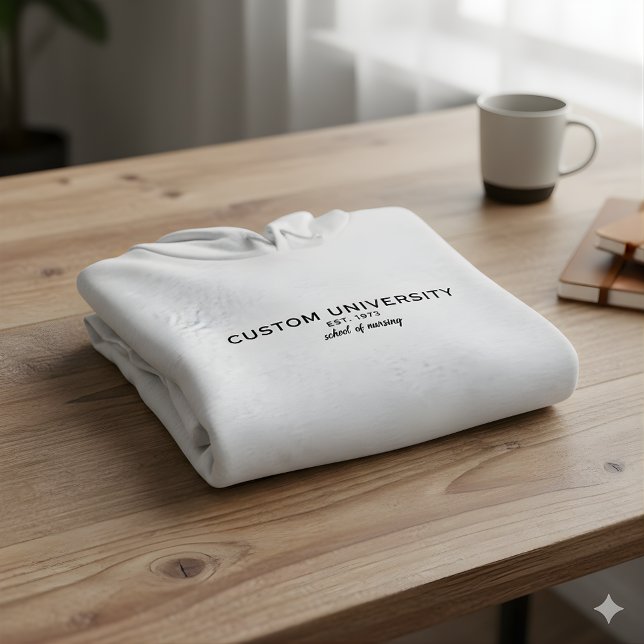 Custom University Name Year Major Design Hoodie (Creator Uploaded)