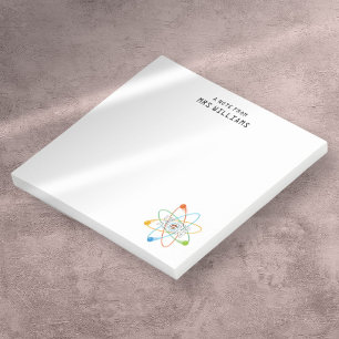 Custom UP AND ATOM Funny Science Quote Post-it Notes