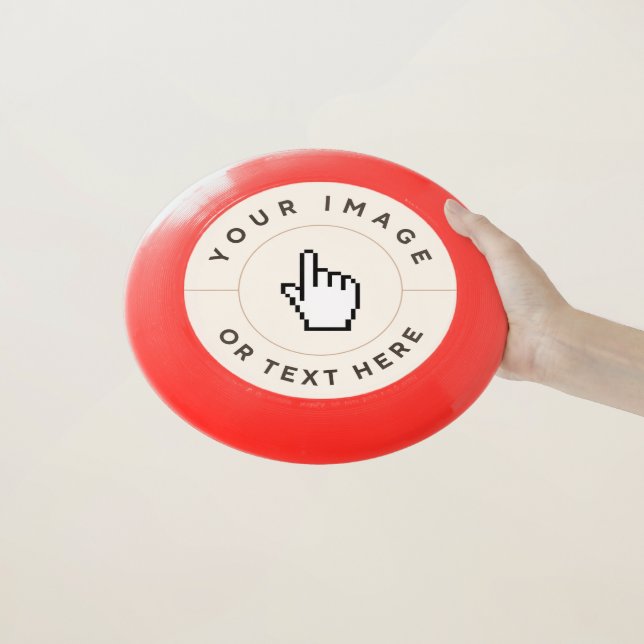 Custom UPA Approved 175g Frisbee - Red (In Hand)