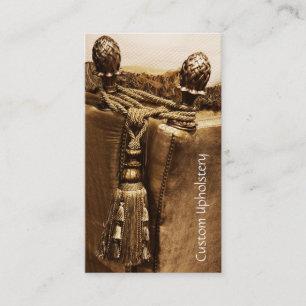 Custom upholstery business card template