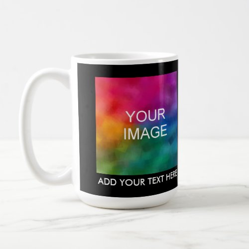 Custom Upload Add Image Photo Company Logo Text Coffee Mug
