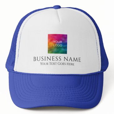 Custom Upload Business Company Logo Here Trucker Hat