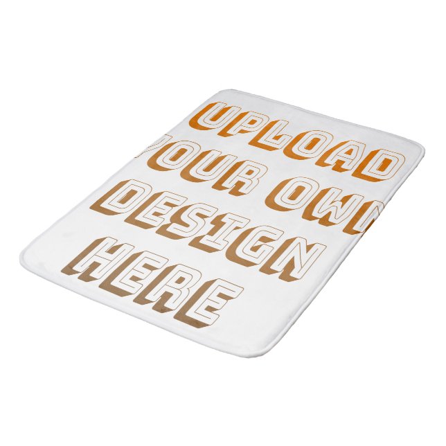 Custom Upload Design Product Bath Mat (Angled)