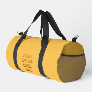 Custom Upload Design Product Duffle Bag