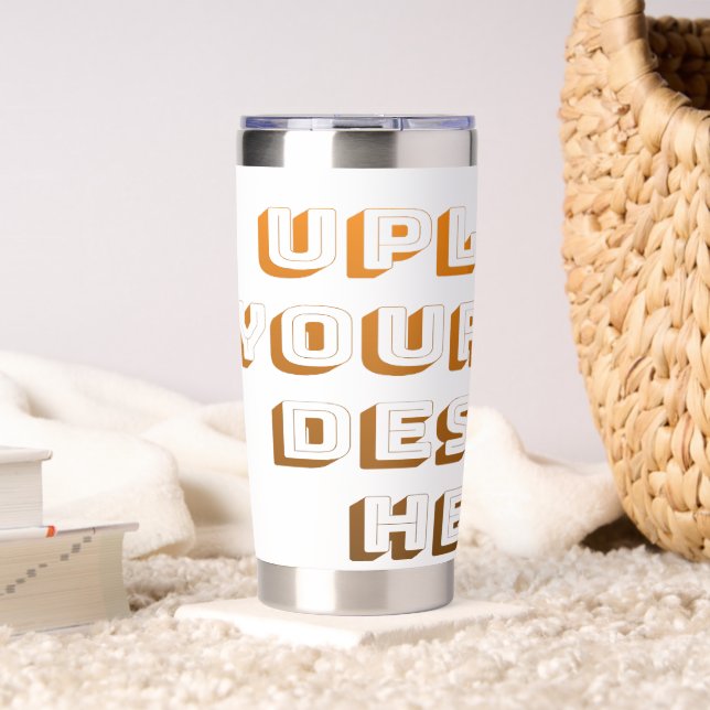 Custom Upload Design Product Insulated Tumbler (Living Room (Rotated))