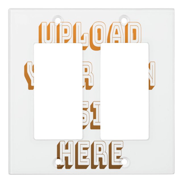 Custom Upload Design Product Light Switch Cover (Front)