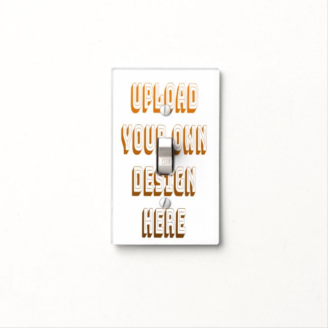 Custom Upload Design Product Light Switch Cover (In Situ)