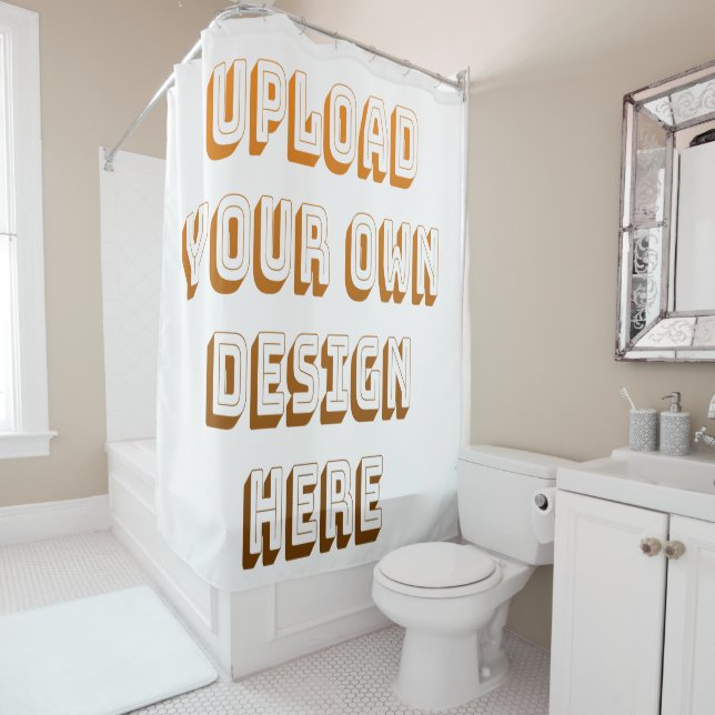 Custom Upload Design Product Shower Curtain (In Situ)