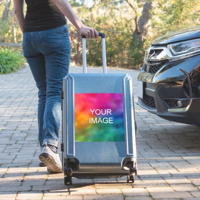 Custom Upload Image Photo Or Logo Template XL Sticker (Suitcase Insitu)