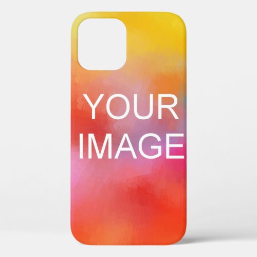 Custom Upload Logo Photo Picture Image Template iPhone 12 Pro Case