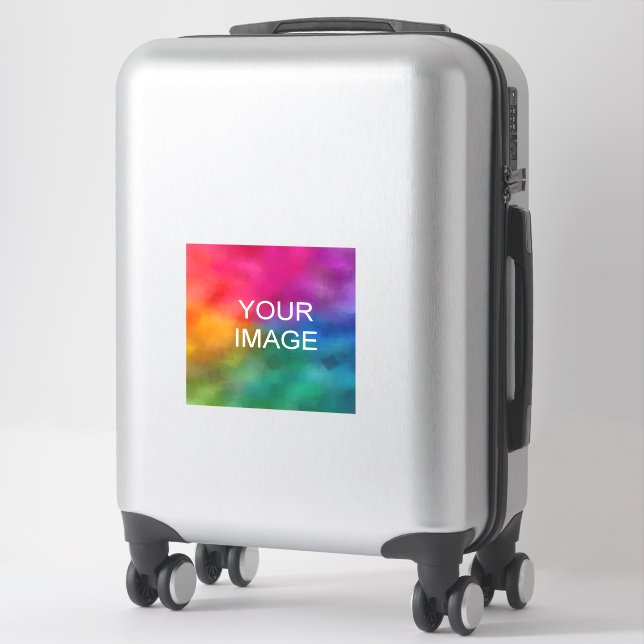 Custom Upload Photo Image Or Logo Template Large Sticker (Suitcase)