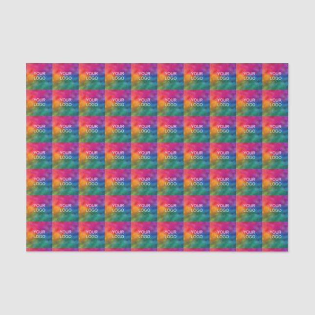 Custom Upload Your Business Logo Here Promotional Tissue Paper (Front)