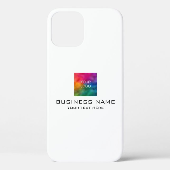 Custom Upload Your Company Business Logo Here Case-Mate iPhone Case (Back)