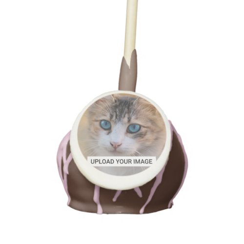 Custom Upload Your Cute Cat Photo  Cake Pops