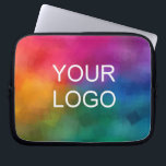 Custom Upload Your Logo Here Add Text Template Laptop Sleeve<br><div class="desc">Custom Upload Your Logo Here Add Text Template Modern Elegant Simple Laptop Sleeve.</div>
