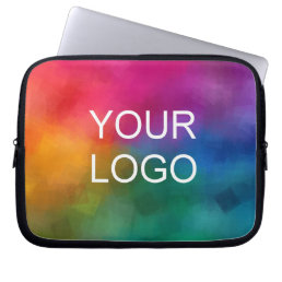 Custom Upload Your Logo Here Add Text Template Laptop Sleeve