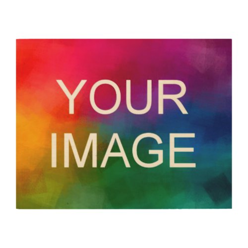 Custom Upload Your Photo Image Logo High Quality Wood Wall Art