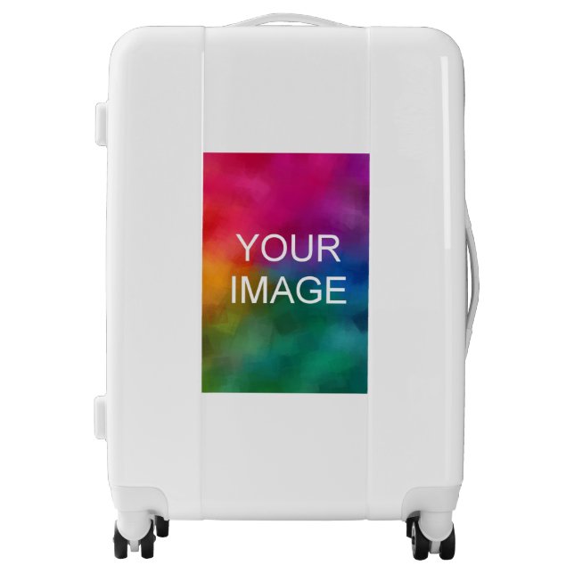 Custom Upload Your Photo Image or Logo Template Luggage (Front)