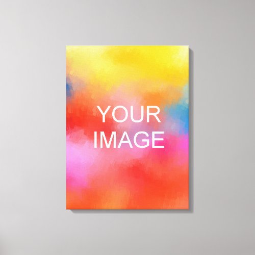 Custom Upload Your Photo Image Picture Stretched Canvas Print