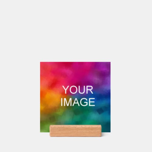 Custom Upload Your Photo Image Simple Template Holder