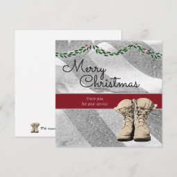 Custom US Military Christmas Cards Soldiers | Zazzle